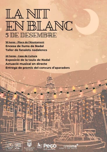 Cartel de la Nit en Blanc de Pego 2025