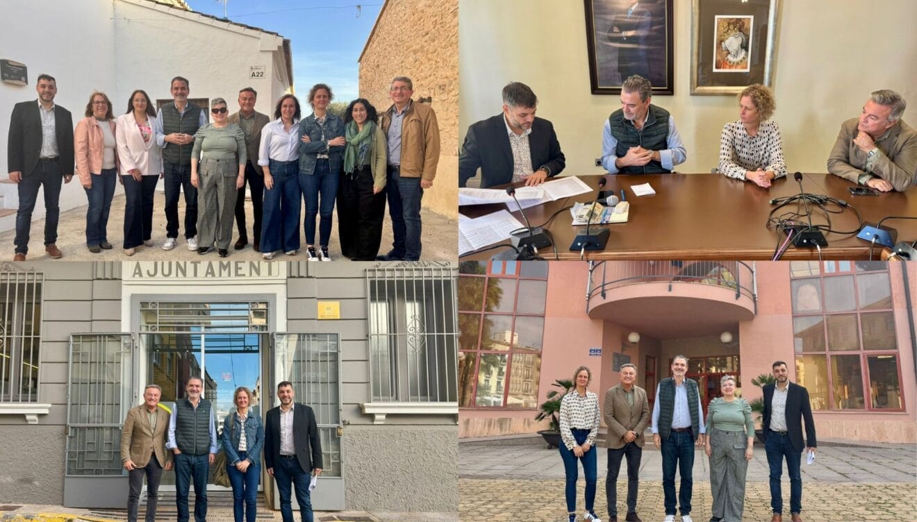 El PSOE de Benissa, Pedreguer y Teulada-Moraira para abordar los recortes del Plan Más Cerca