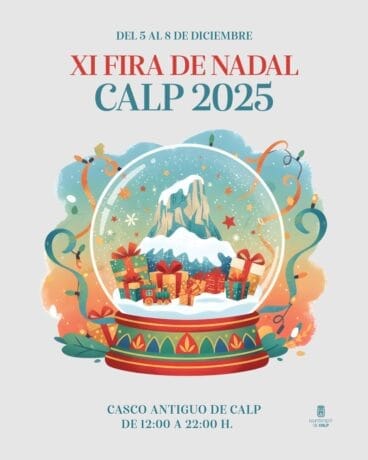 Cartel Fira de Nadal Calp 2025