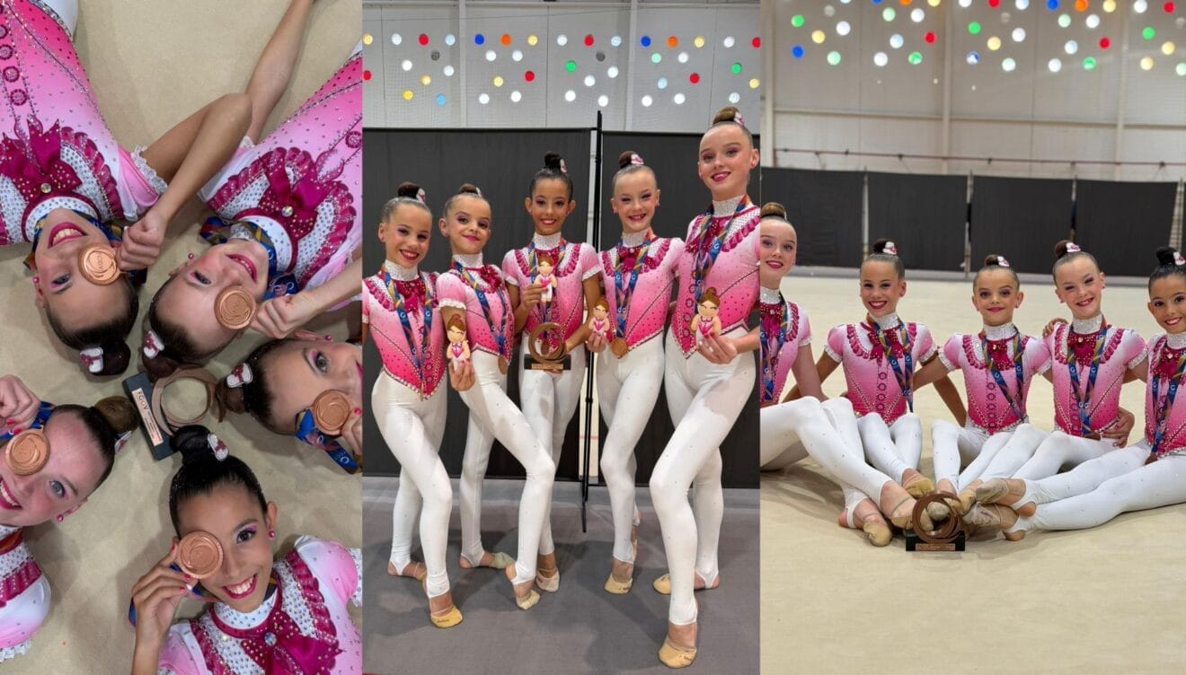 Gimnastas del CG Les Marines