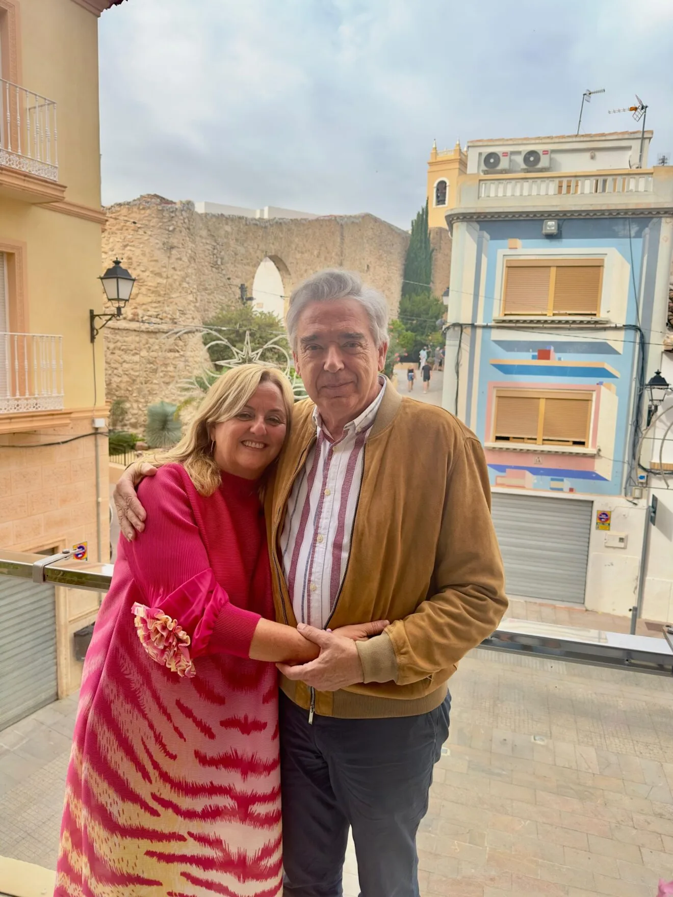 Juan Manuel del Pino junto a Ana Sala (Somos Calpe)