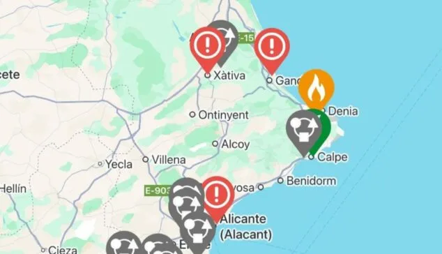 listado incidentes en la comunitat valenciana a traves de la app 112cv 1