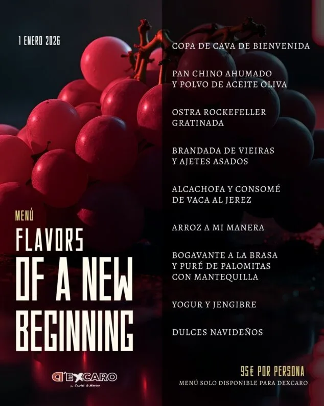 Abbildung: Neujahrsmenü im D'Excaro – Aromen eines Neubeginns