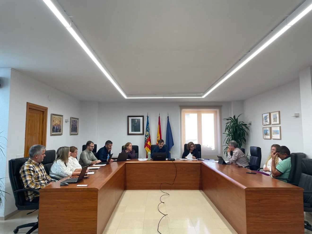 Pleno en el Ayuntamiento de El Poble Nou de Benitatxell