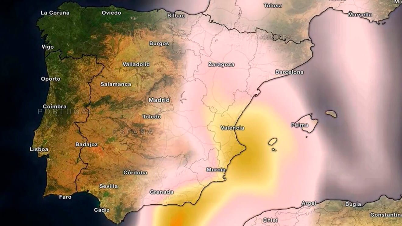 Polvo en suspensión en España entre el jueves 13 y el sábado 15 de noviembre 2025 - Meteored