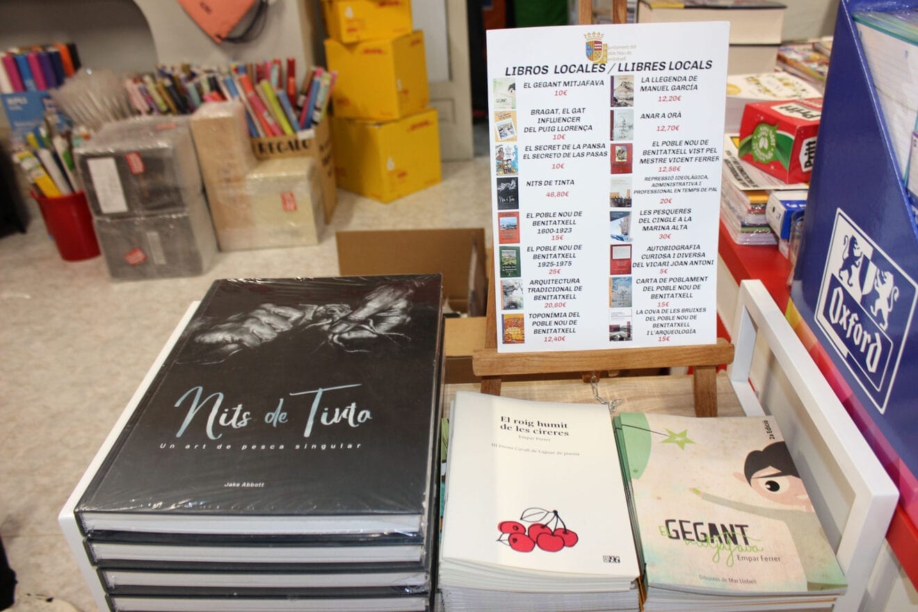 Punto oficial de venta de los libros de Benitatxell