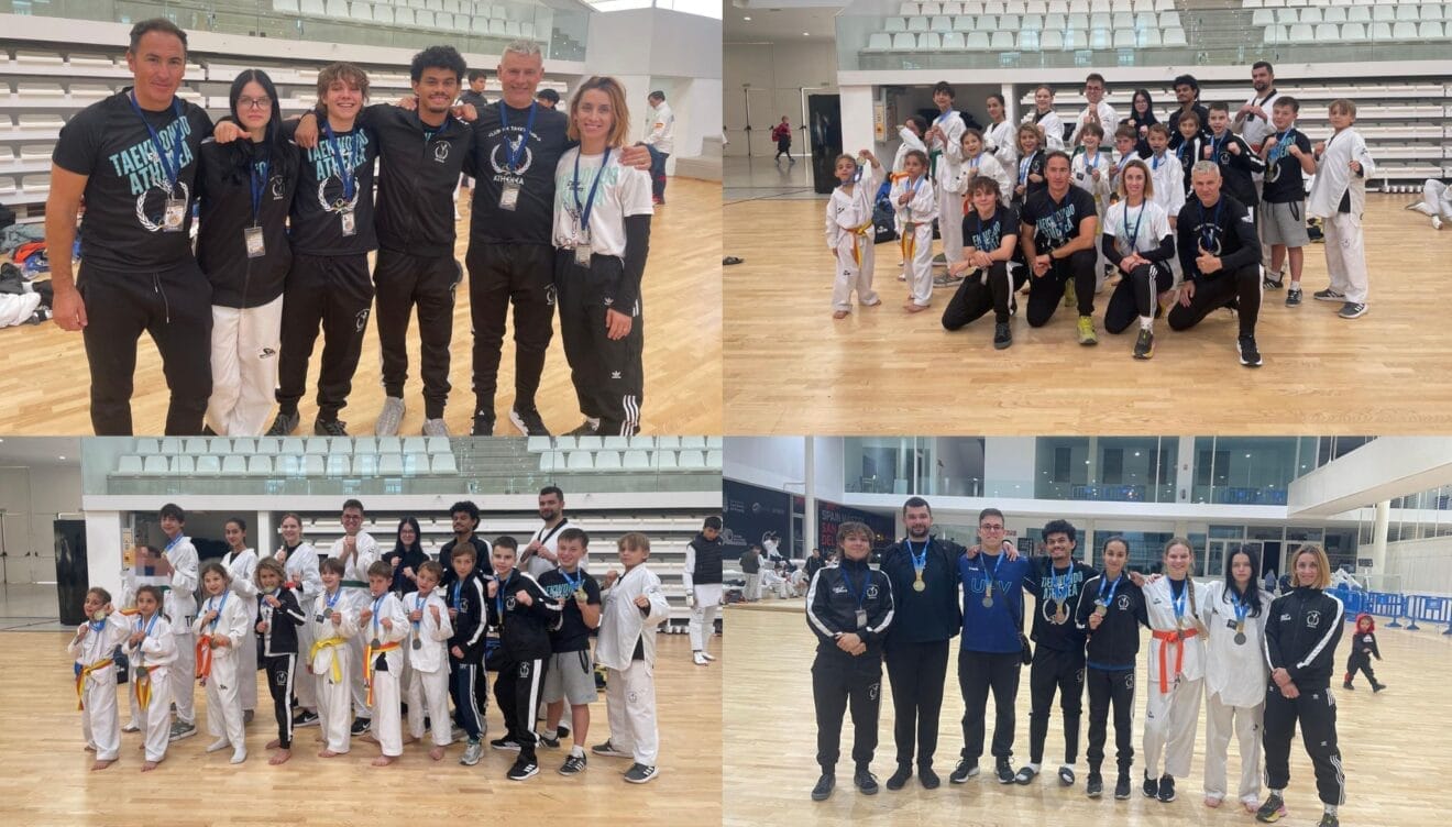 Representación del Club Taekwondo Athenea de Calp en la I Jornada de los Jocs Esportius y Liga Autonómica