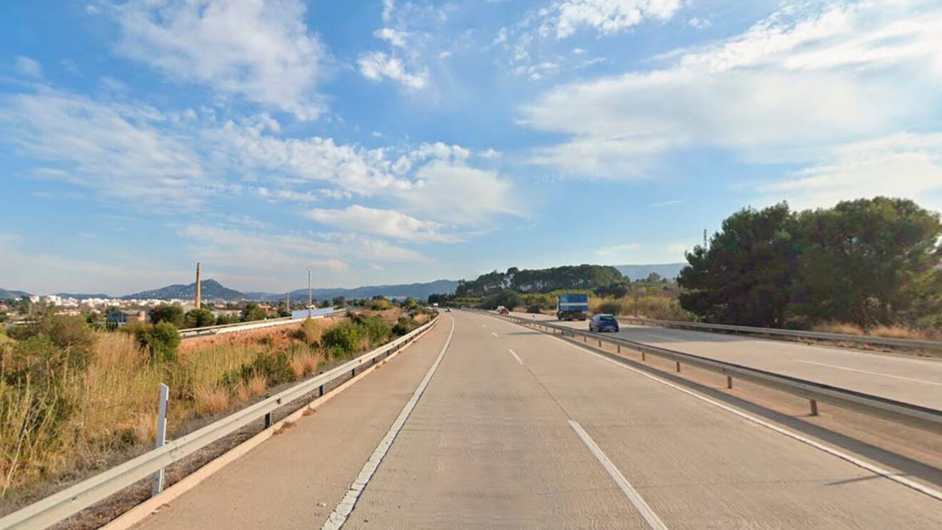AP-7 entre El Verger y Dénia