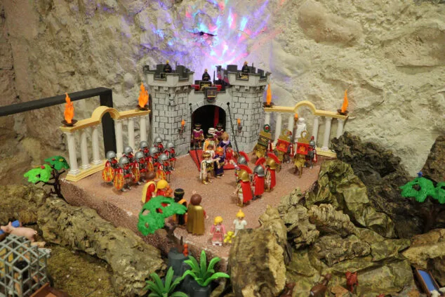 Imagen: Belén de Playmobil en El Verger en 2022