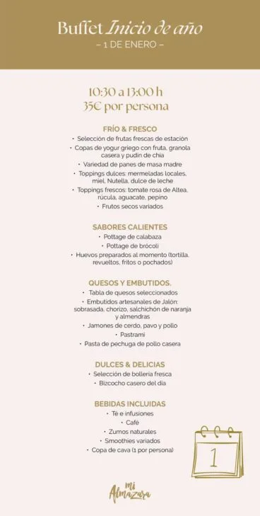 Buffet de Año Nuevo – Un comienzo fresco y relajado
