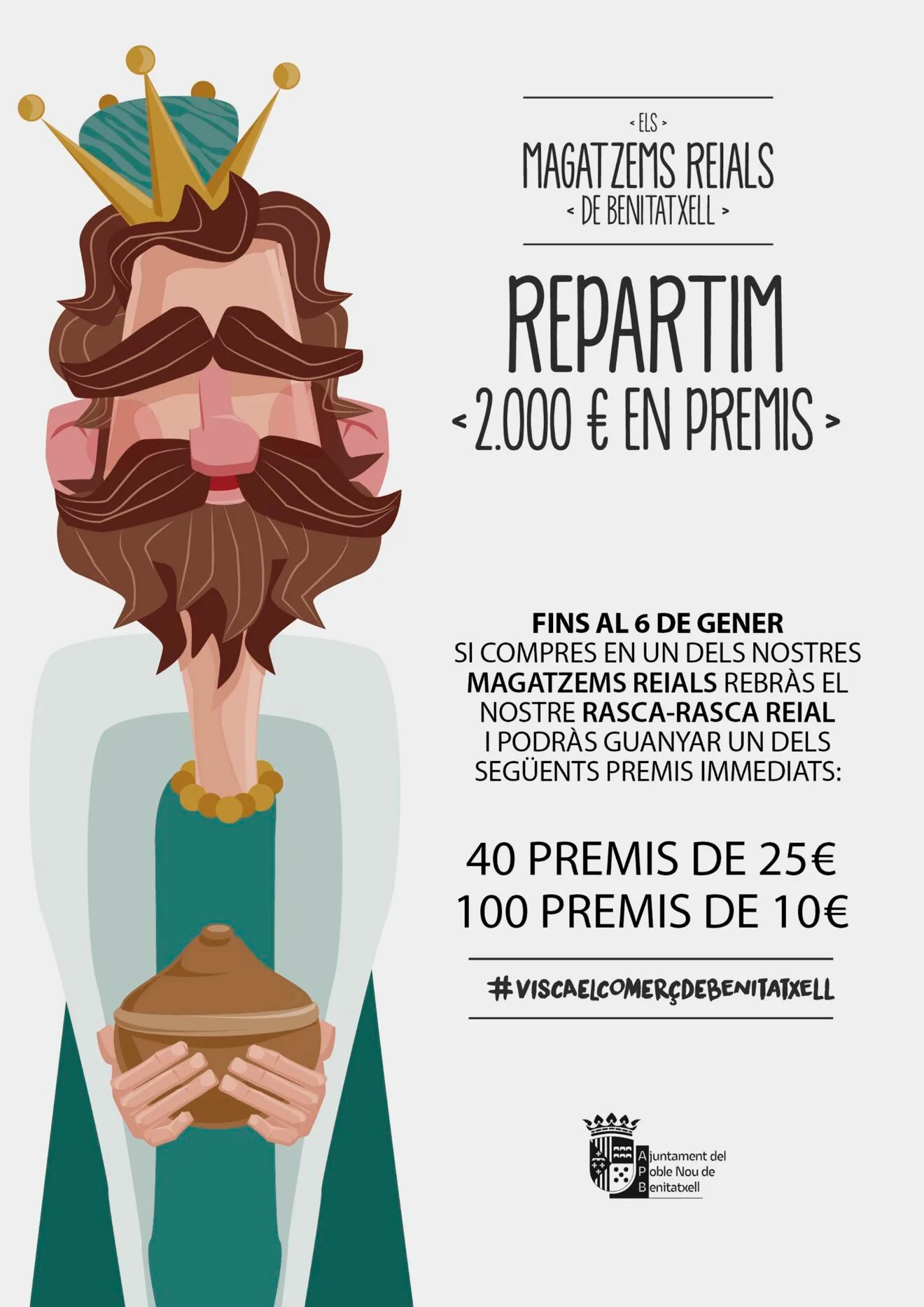 Campaña navideña para impulsar las compras en el comercio de proximidad en Benitatxell este 2025