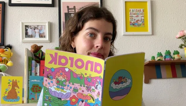 Imagen: Carmen Frontera, la ilustradora valenciana detrás de la postal navideña de Punt Estudi