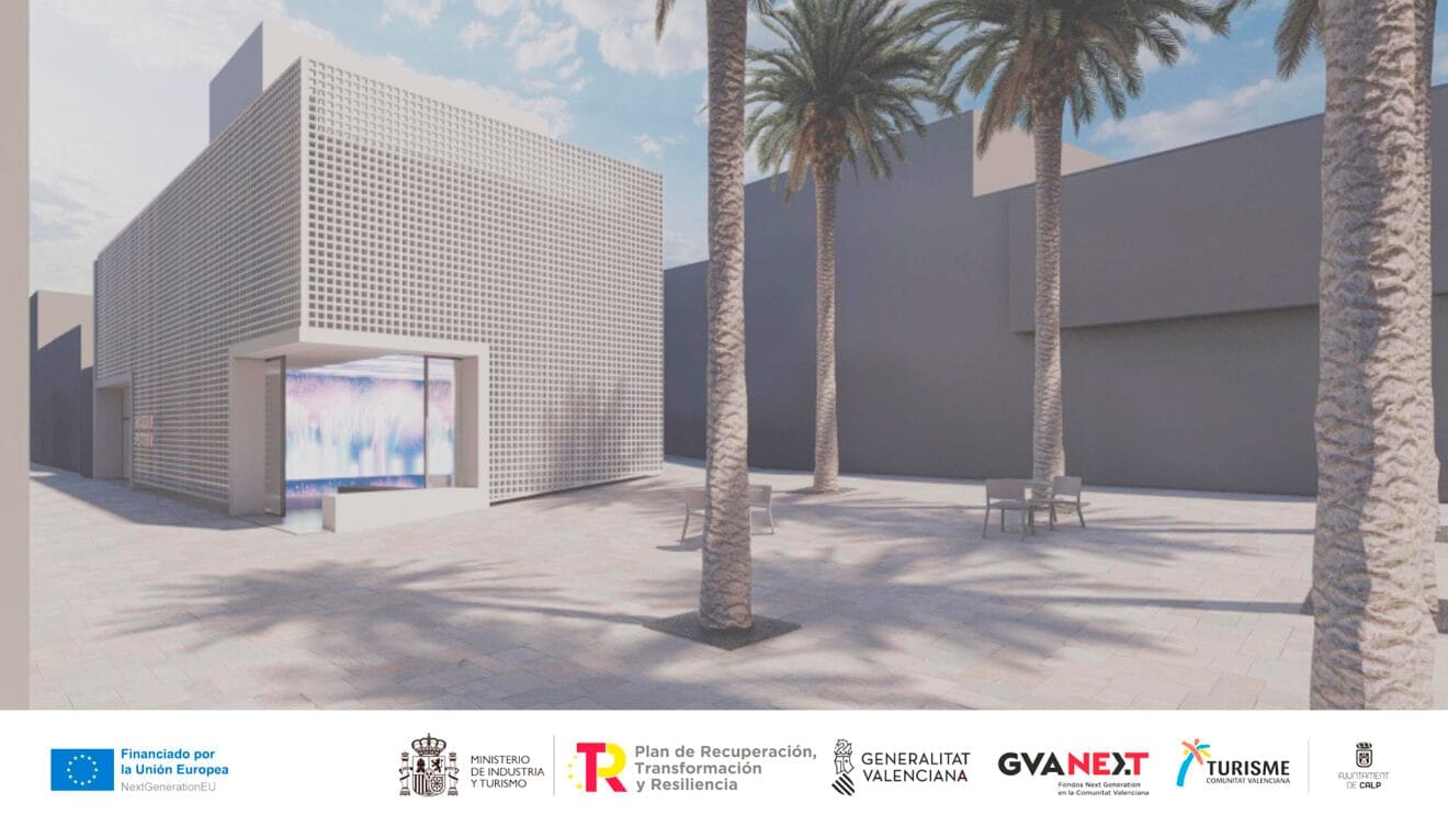 El futuro Museu Fester de Calp desde la Plaza España (archivo)