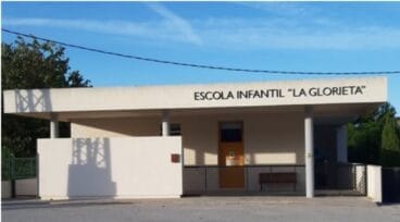 Entrada de la Escuela Infantil Municipal «La Glorieta», en Pedreguer