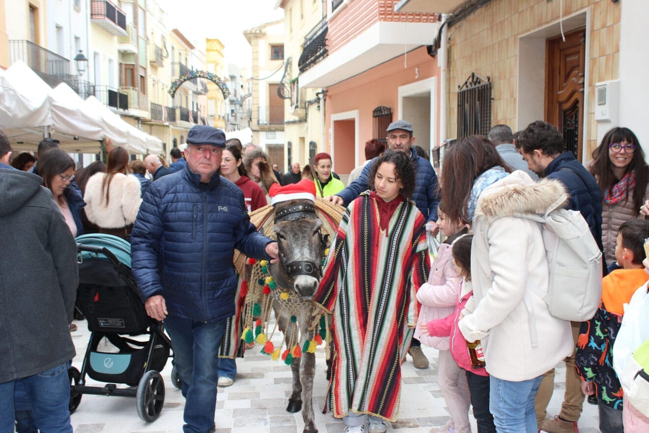 La Burreta de Nadal en el Mercado de Navidad de Benitatxell este 2025