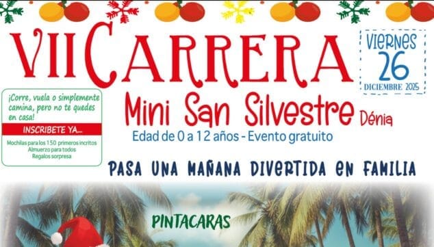 manana en familia con la vii carrera mini san silvestre de marina el portet