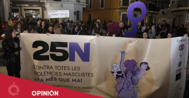 manifestacion comarcal el 25n en gata de gorgos opinion