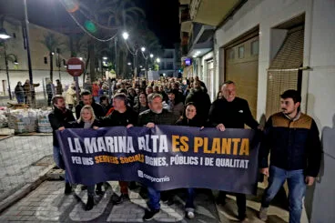 Manifestación en Gata por los servicios públicos
