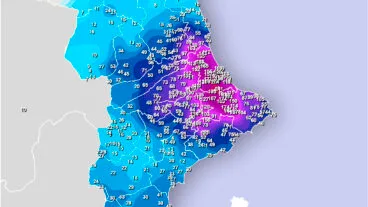 mapa de precipitacion acumulada en 48 horas a 26 de diciembre de 2025 en la comunitat valenciana avamet