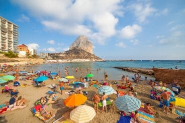 playa del cantal roig de calp