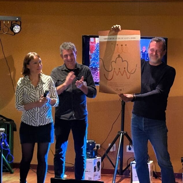 Imagen: Presentación del programa y cartel del Misteri de Reis de Gata 2026