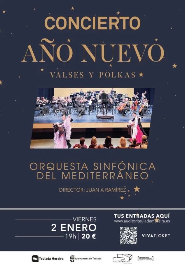 Imagen: Teulada Moraira se prepara para dar comienzo al 2026 con una noche de música inolvidable