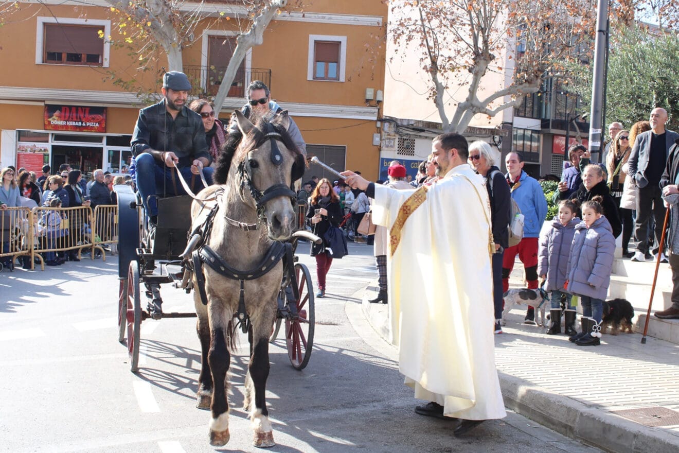 Bendición de animales en Ondara por Sant Antoni (archivo)