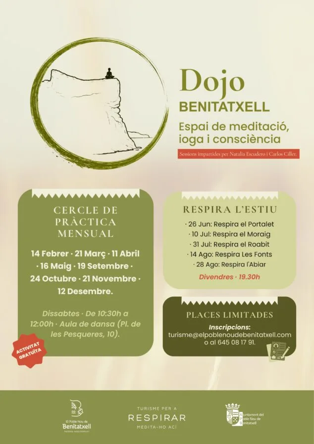 Immagine: Benitatxell promuove il suo 'Dojo' comunale, uno spazio mensile dedicato alla meditazione, allo yoga e alla consapevolezza