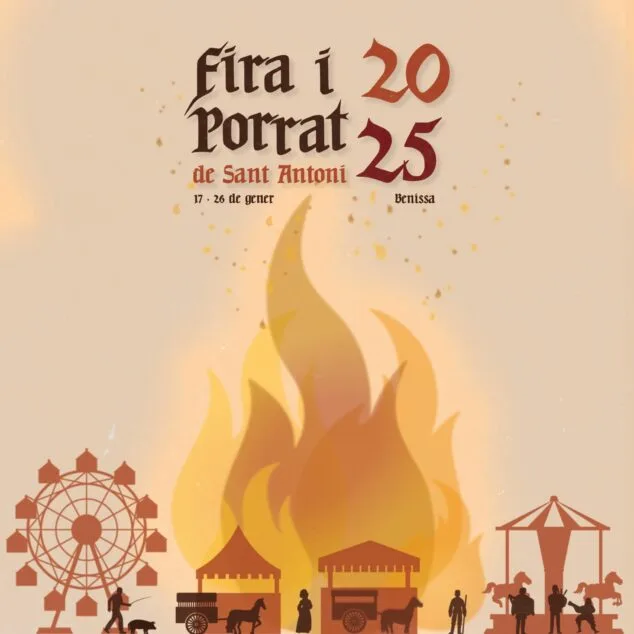 Imagen: Cartel de la Fira i Porrat de Benissa  2025