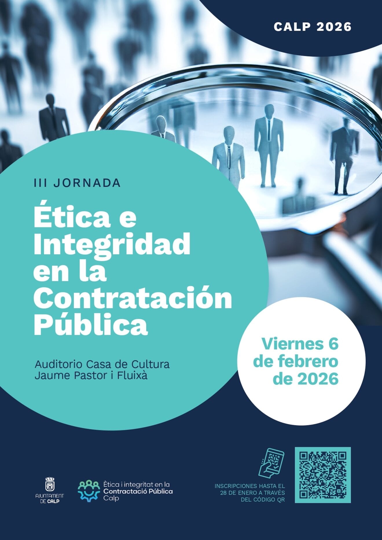 Cartel de la III Jornada sobre Ética e Integridad en la Contratación Pública
