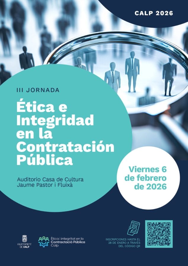 Imagen: Cartel de la III Jornada sobre Ética e Integridad en la Contratación Pública
