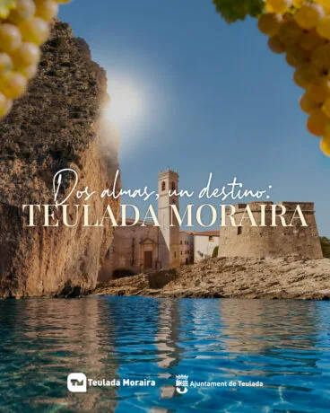 Cartel ‘Dos almas, un destino. Teulada Moraira’ la nueva campaña que conecta la tierra y el mar en FITUR 2026