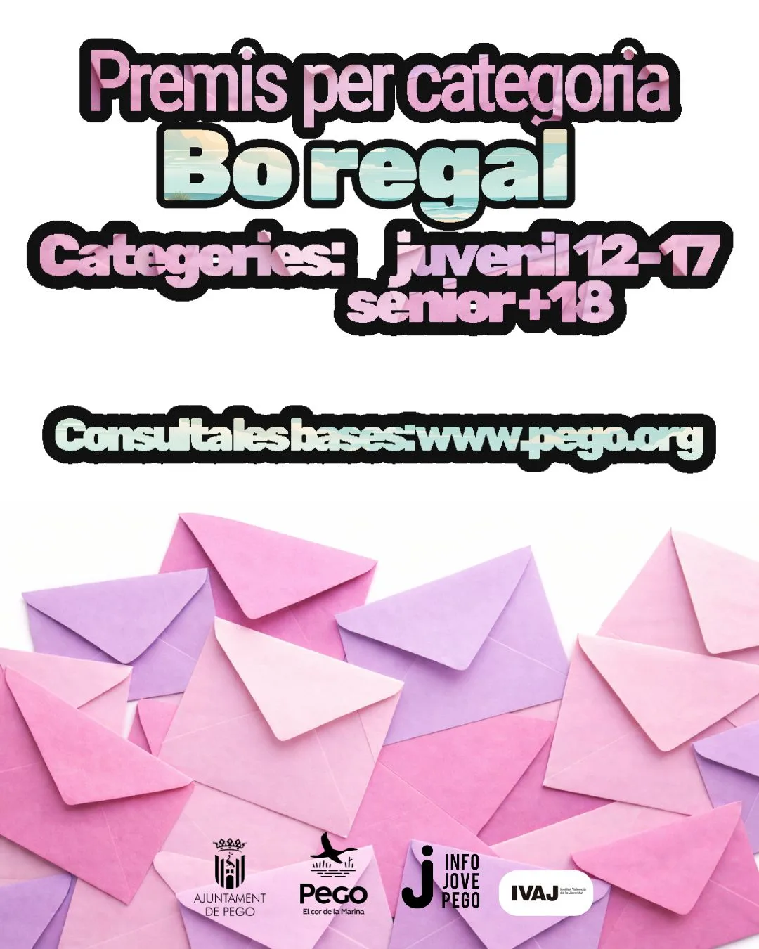 Cartel Premio Concurso de Cartas Pego