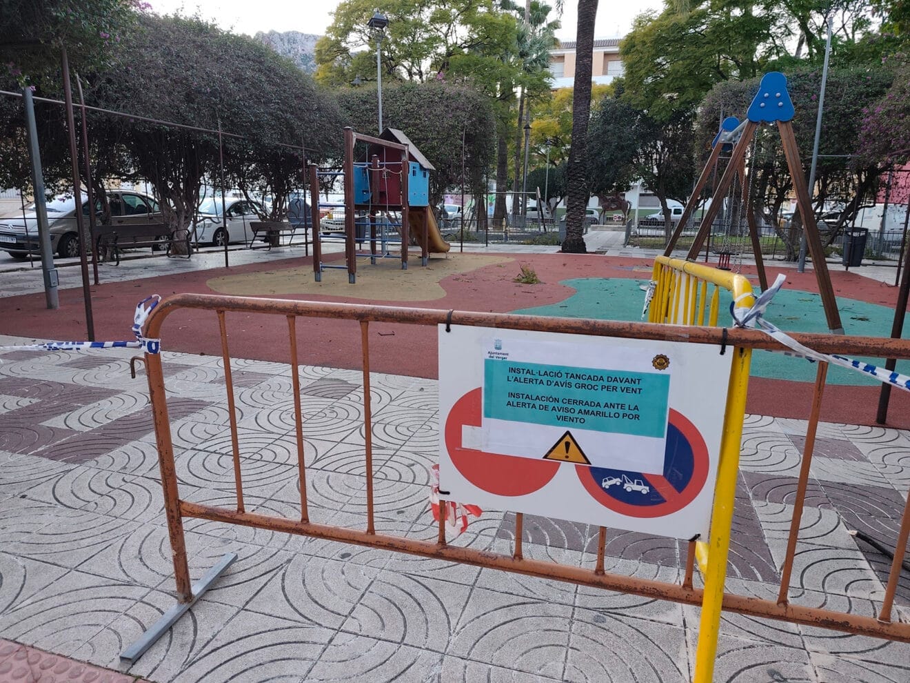 Consecuencias del temporal de viento en El Verger 03