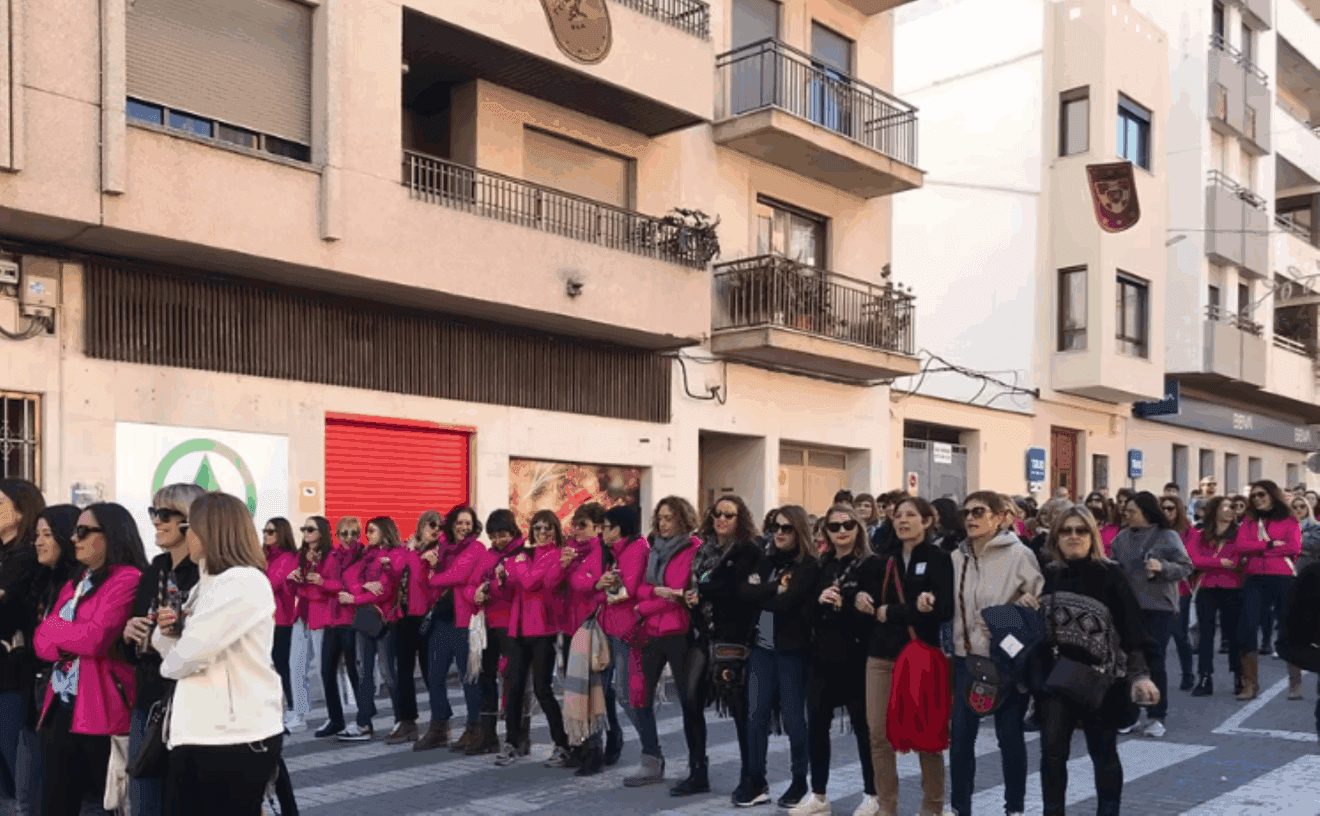 Desfilódromo habitual de los Moros y Cristianos de Pego