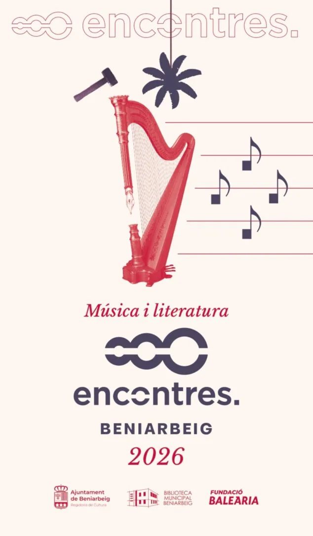 Encontres a Beniarbeig centra su edición de 2026 en la fusión entre «música y literatura» 2 Imagen: Encontres Beniarbeig 2026, edición dedicada a la fusión entre «música y literatura»