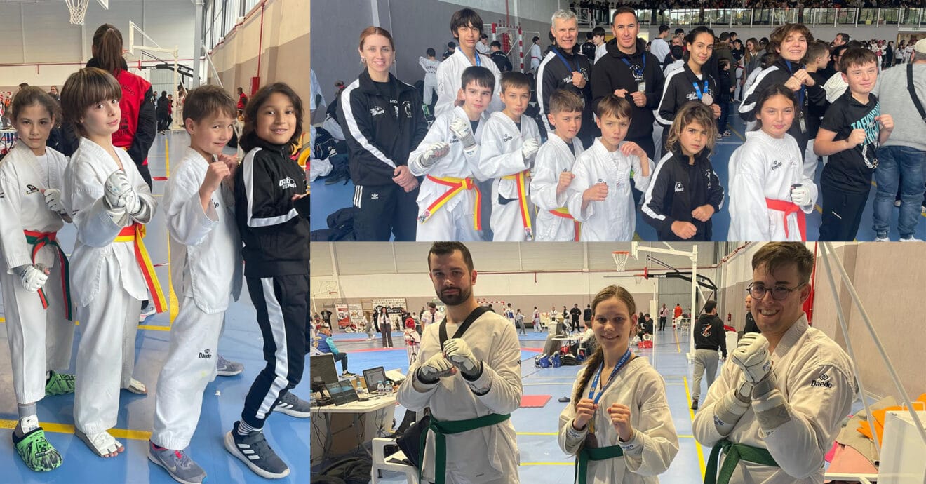 Команда из клуба тхэквондо «Афинеа» из Калпа во время 2-го регионального дня.