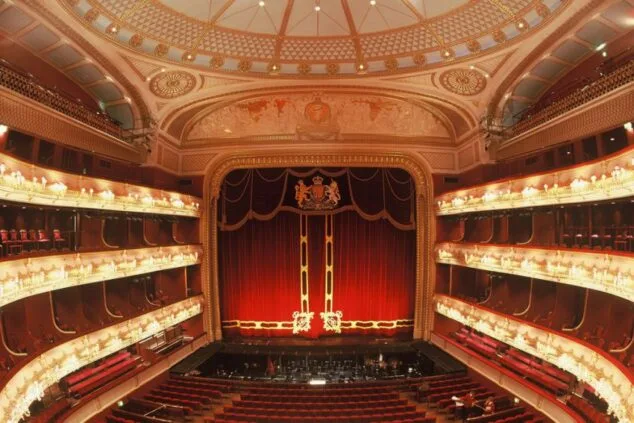 Imagen: Auditorio del Royal Opera House de Londres
