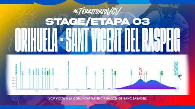 Imagen: Etapa 3 de la Volta Ciclista a la Comunitat Valenciana 2026