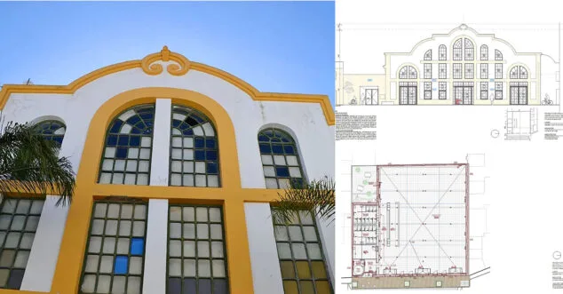 fabrica de sabo del verger y planos de la rehabilitacion del espacio
