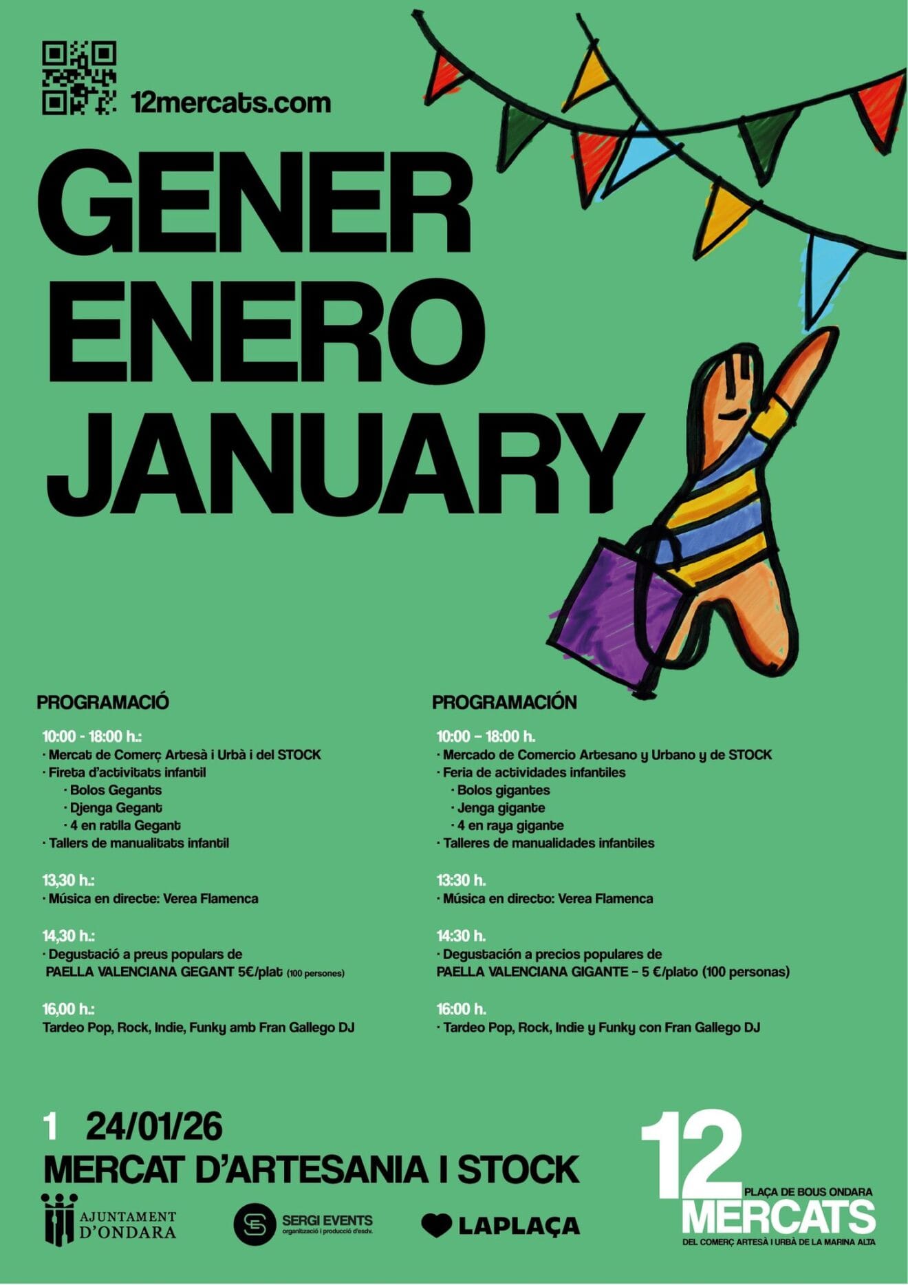 Programación del mercado de Enero