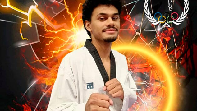 joan figueroa del club de taekwondo athenea de calp