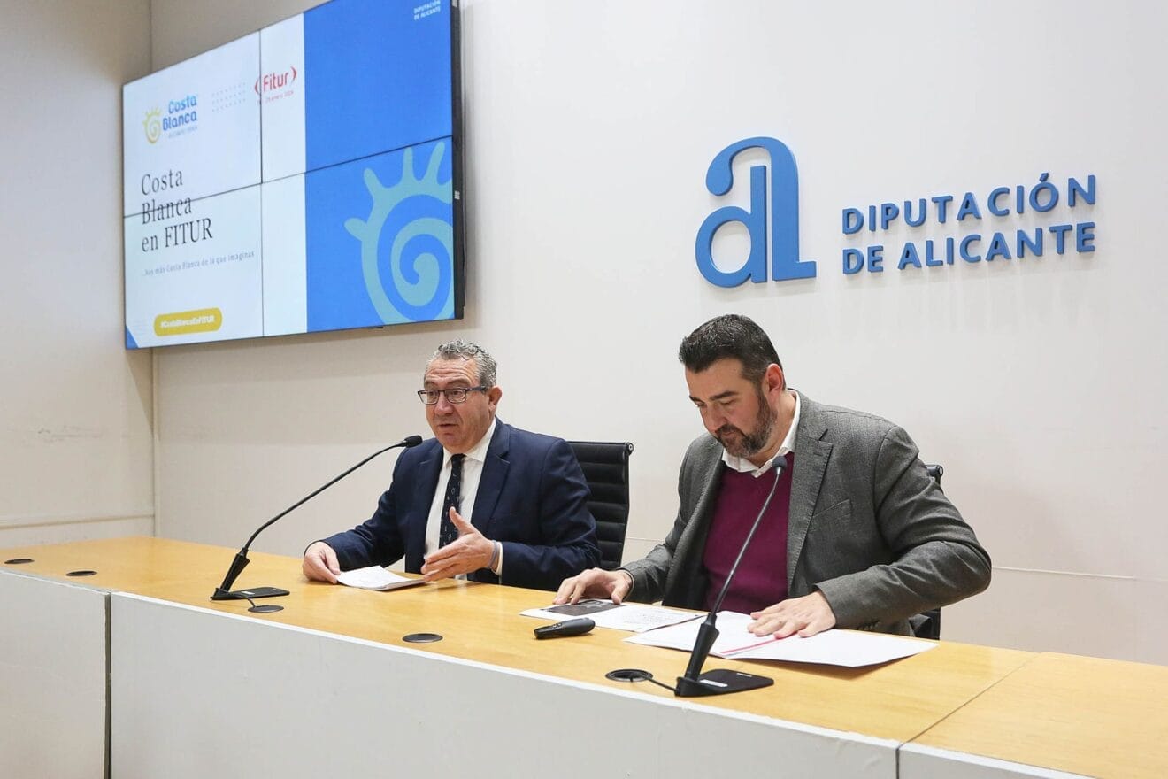 La Diputación de Alicante y el Patronato Costa Blanca detallan la hoja de ruta promocional para FITUR 2026, con más de 60 presentaciones y showcookings de municipios de la provincia