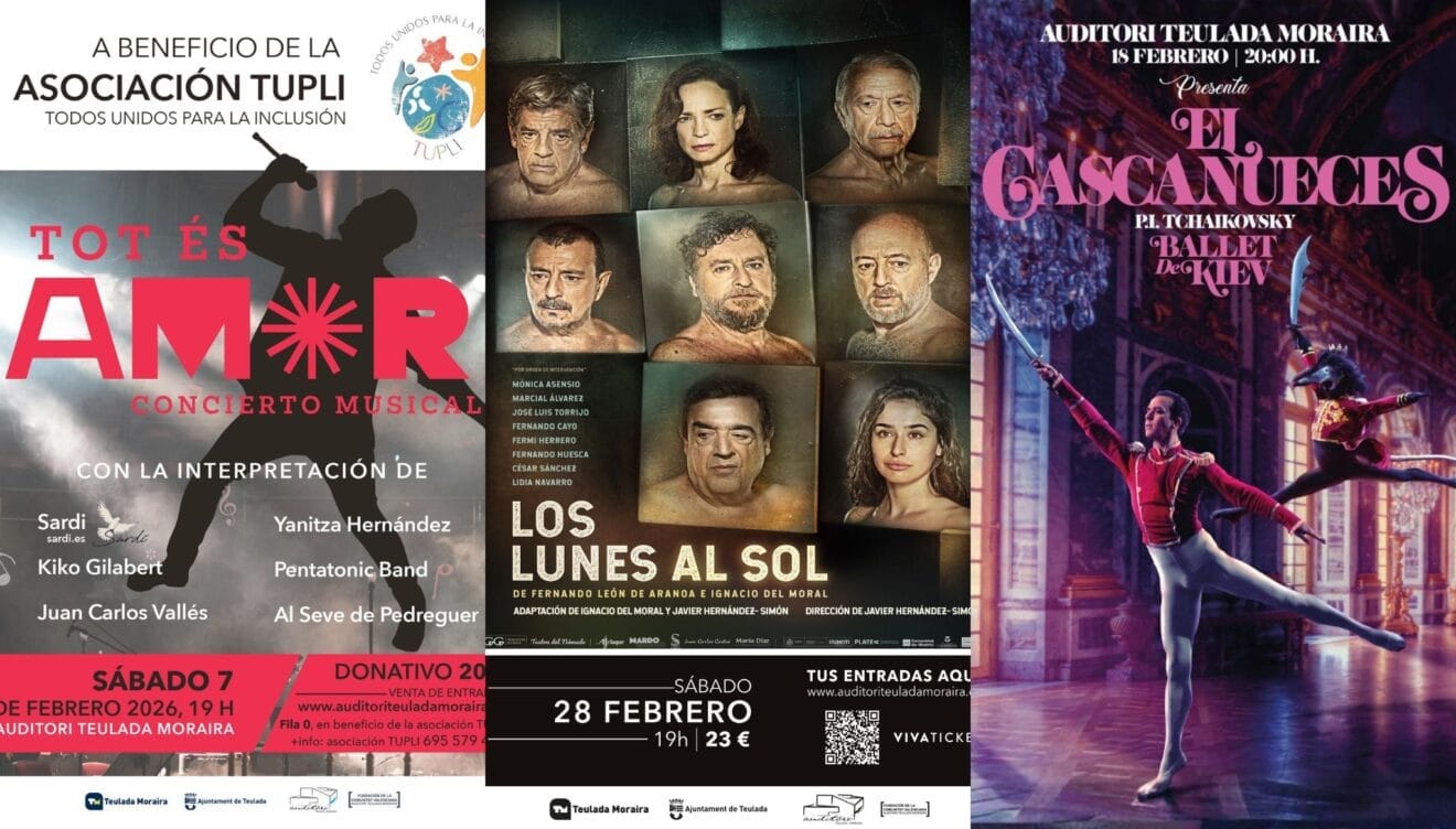 Llega la programación de febrero a Auditori Teulada Moraira