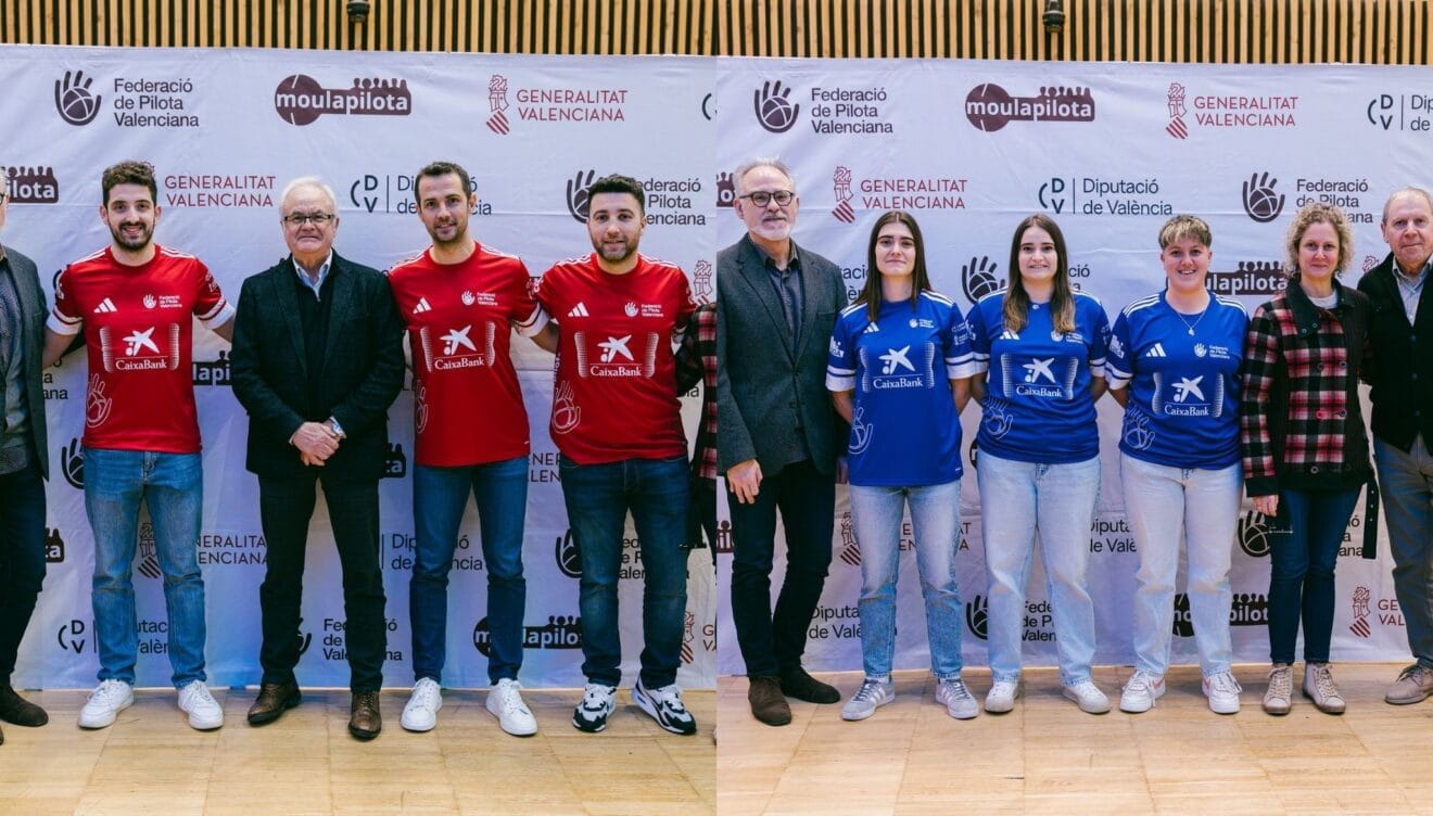 Presentación de los dos equipos de escala i corda y raspall de Pedreguer