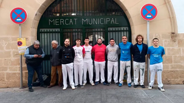 Imagen: Participantes de la Lliga a Ratlles Mancomunitat de la Marina Alta de Xàbia y Parcent