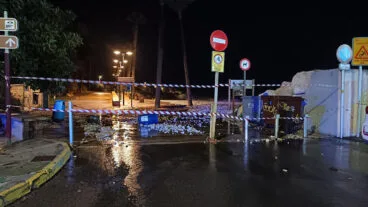 Piedras desplazadas en Calp