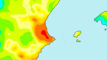 precipitacion acumulada en 48 horas del sabado 3 de enero al lunes 5 de enero aemet a traves del laboratorio de climatologia de la universitat dalacant