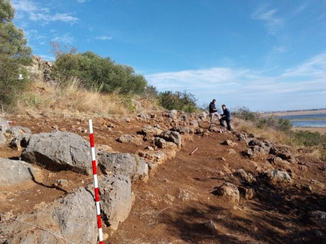 Imagen: Trabajos en la Muntanyeta Verda