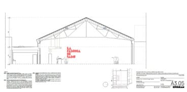 Vista de la Fàbrica de Sabó del Verger rehabilitada